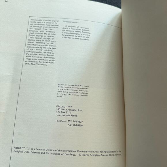 PROJECT X The Search For The Secrets Of Immortality Gene Savoy Prospectus 1977 - Picture 5 of 7